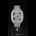 Moissanite Skeleton Watch